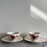 Coffee cup and saucer x2