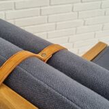 1970s, Danish design by Børge Mogensen, sofa model 2252, oak, furniture wool