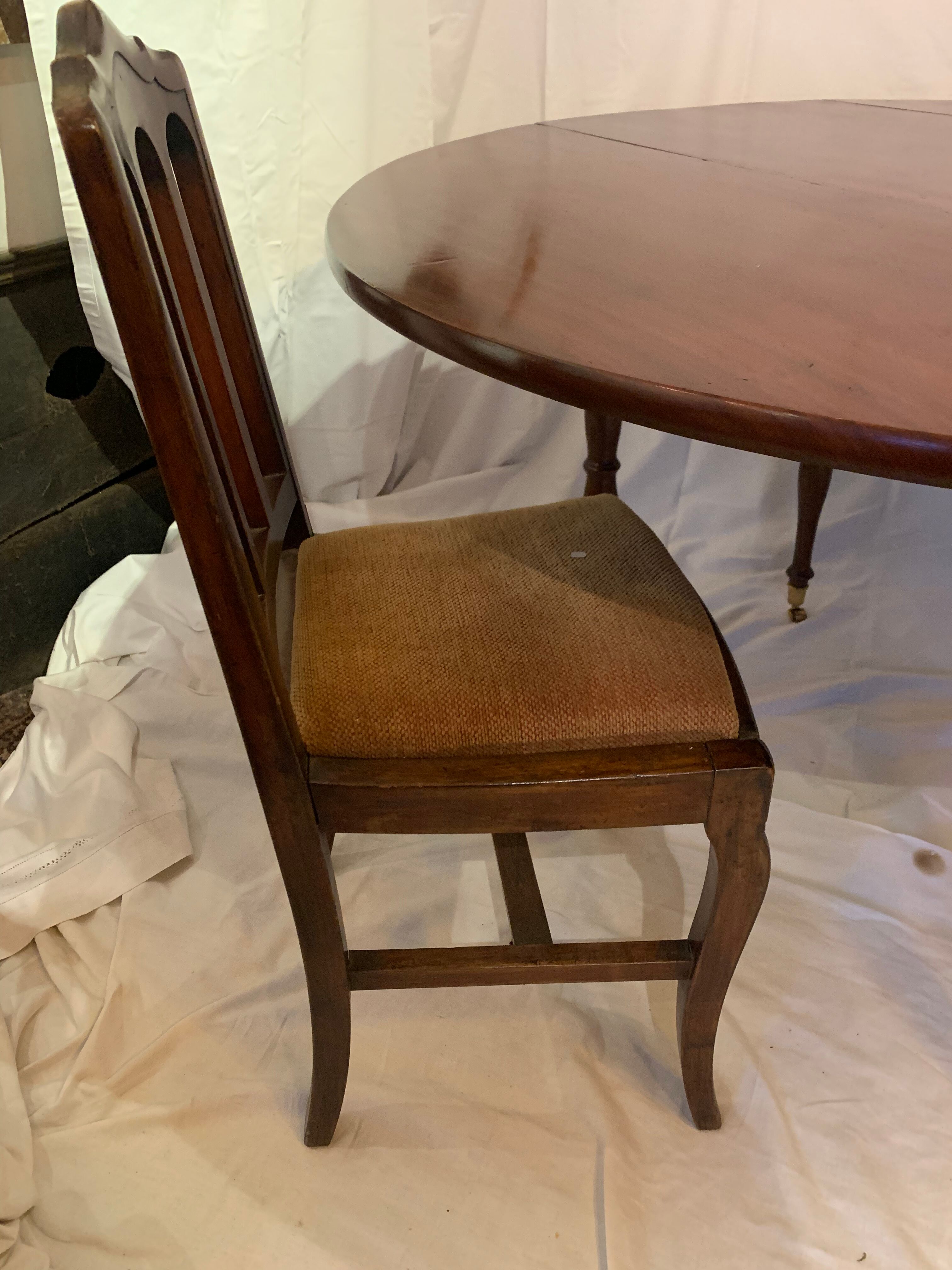 Table ronde acajou