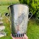 Jean Despres hammered silver metal champagne ice bucket