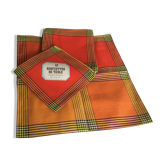 Lot de 12 & 2 serviettes de table