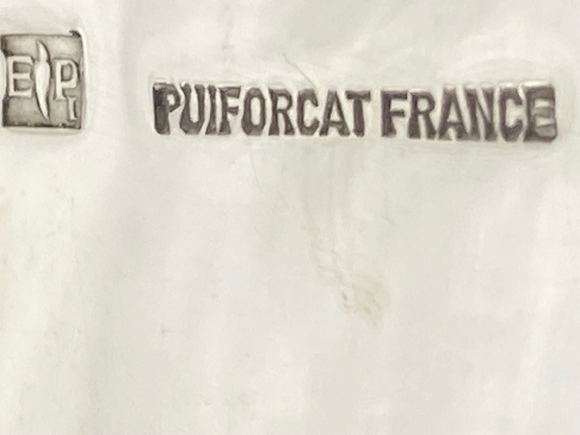 Silver metal refresher Puiforcat Paris in art deco style