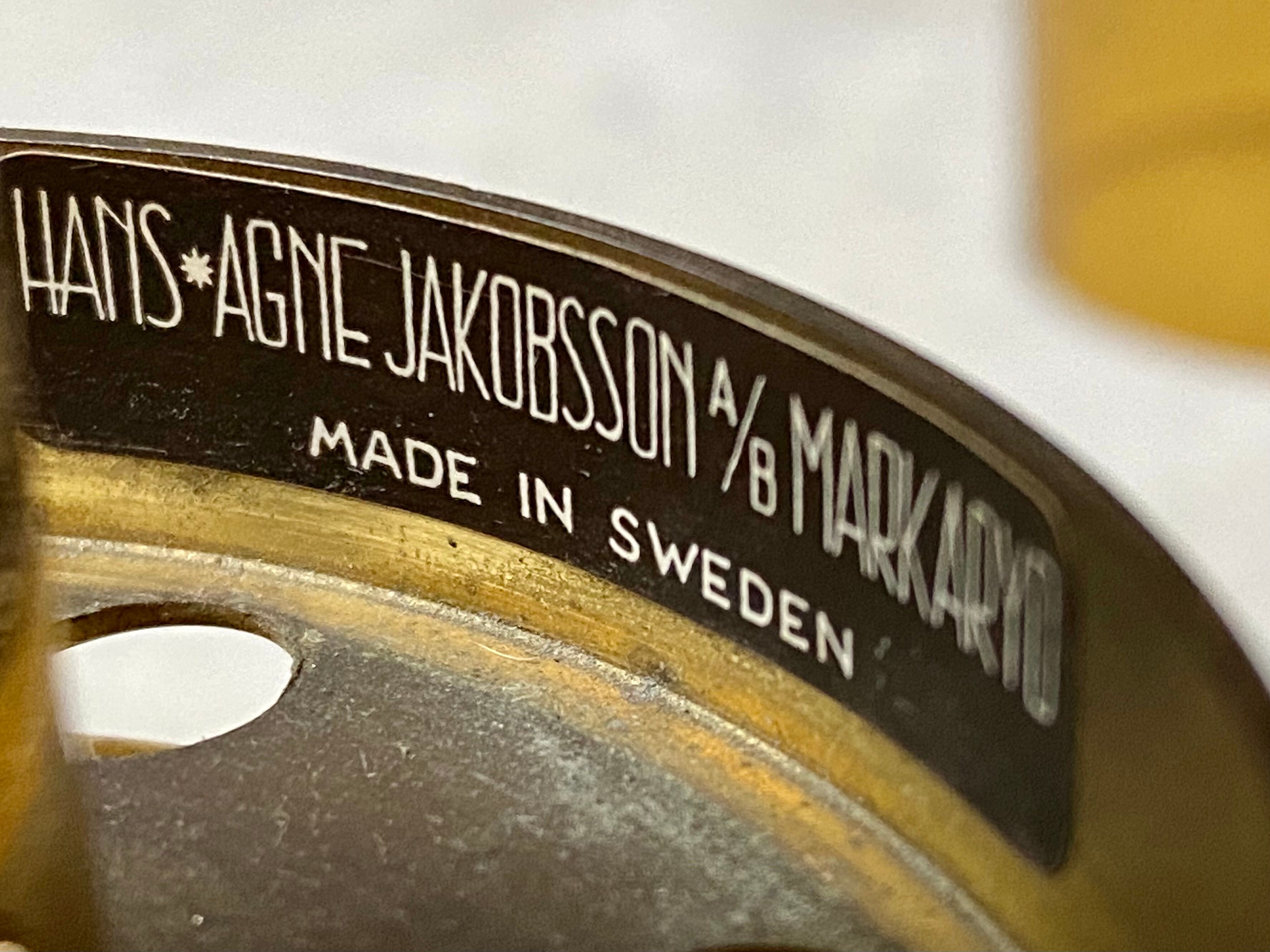 Oil lamp blown glass Hans Agne Jakobsson edition Markaryd Sweden 50s/60s