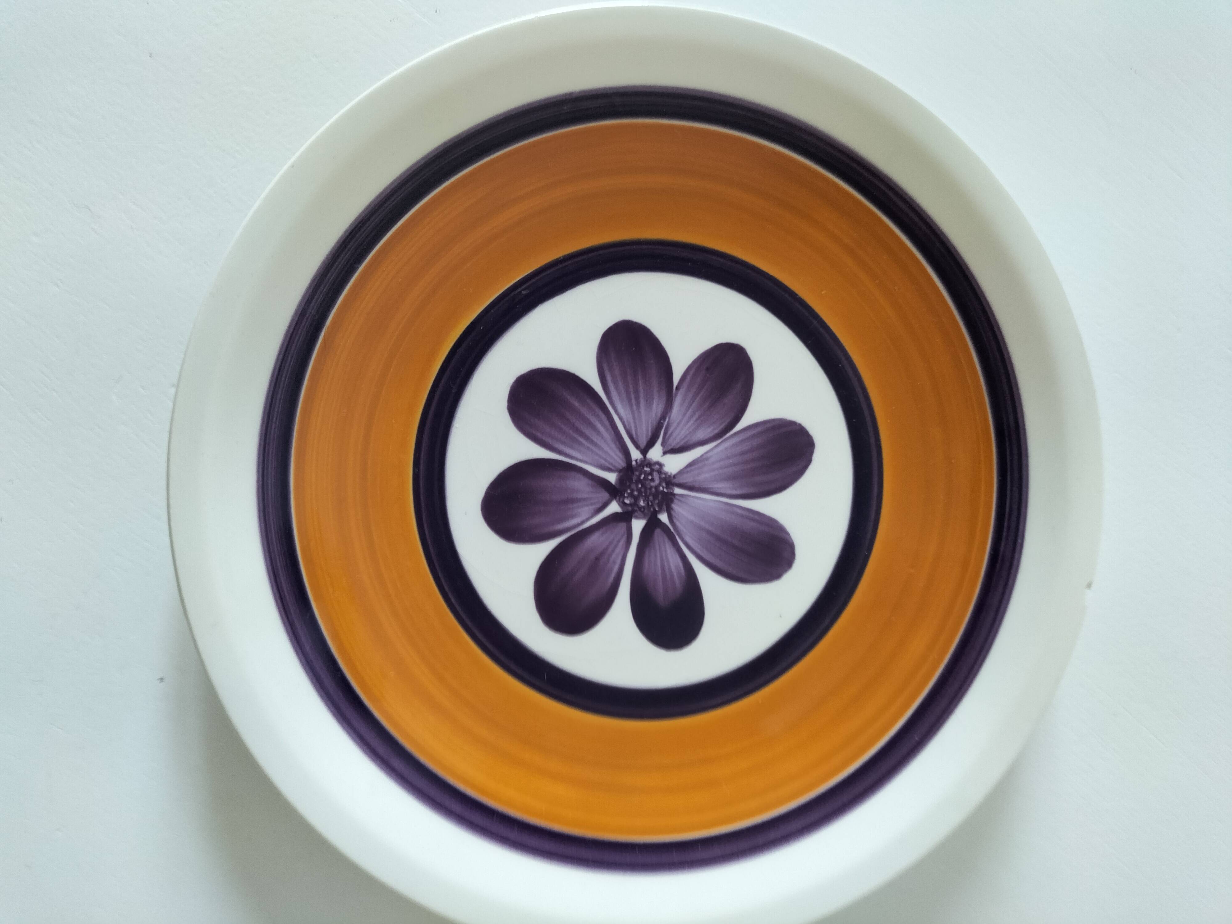 Set of vintage French plates – Gien, Lunéville & Digoin – 1960s