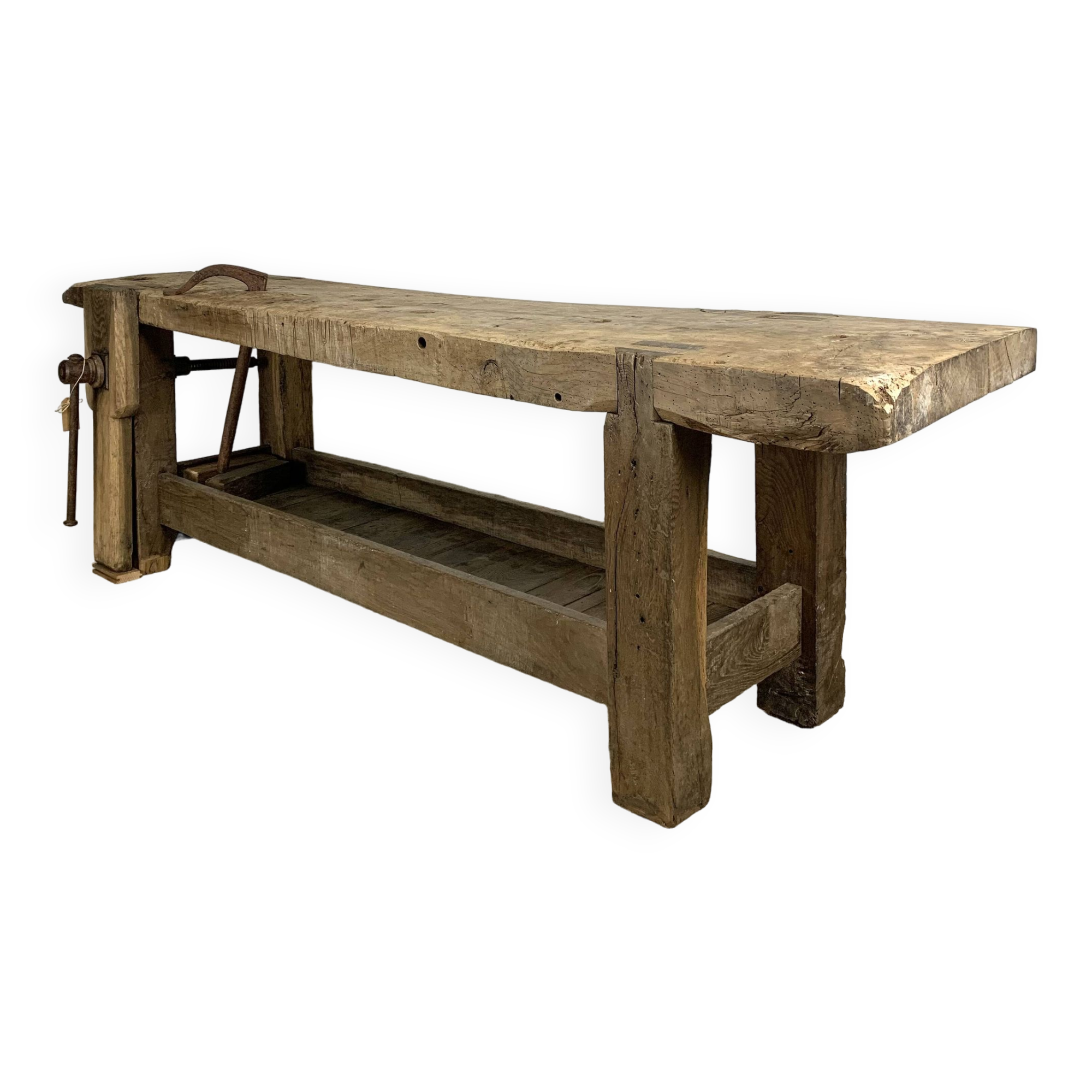 Old wooden workbench