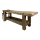 Old wooden workbench