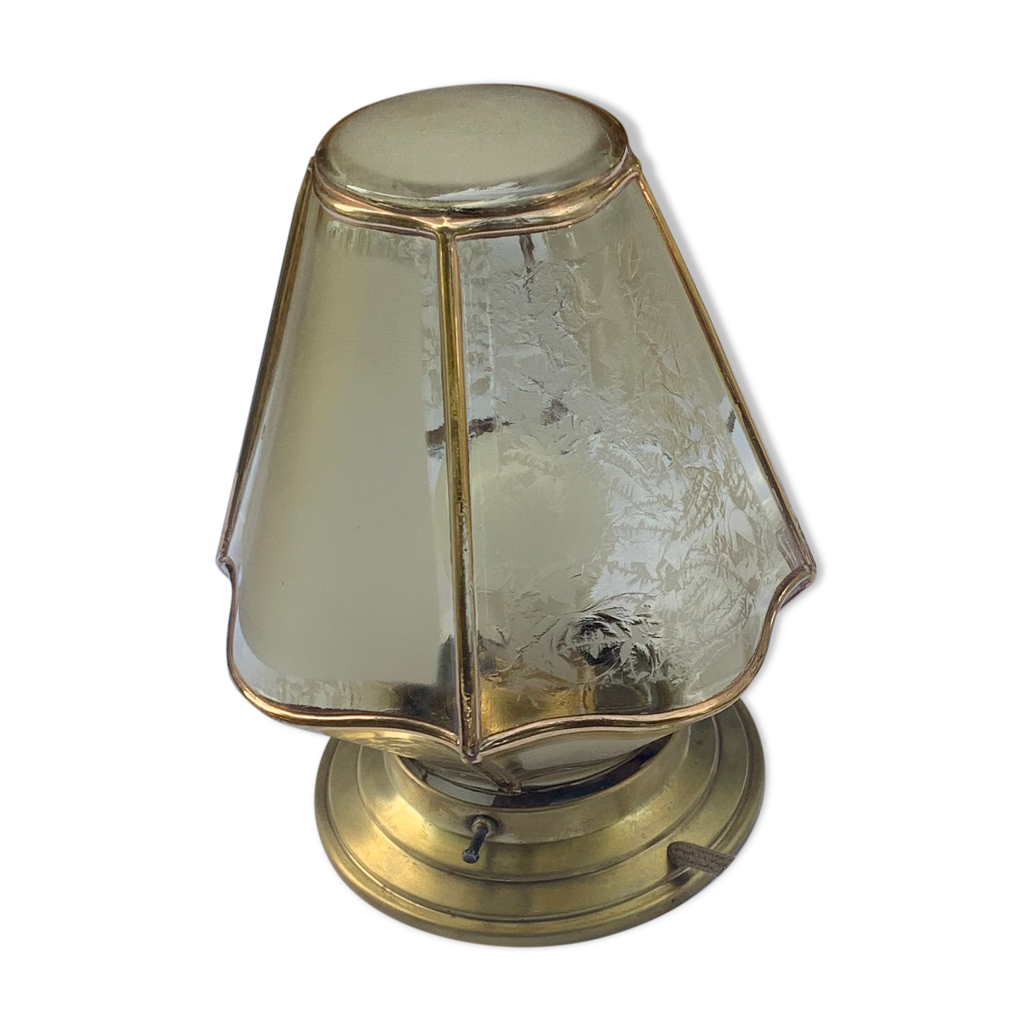 Vintage artdecian gloge lamp