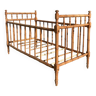 Old wooden children's bed
