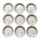 Parrot Tableware Staffordshire England Dessert Plates 1980s