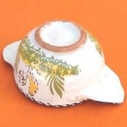 Charolles earthenware bowl with ears / saucer rooster model
