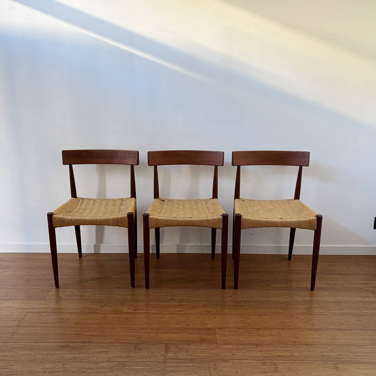 Danish trio of chairs by Arne Hovmand Olsen