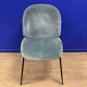 Chaise Beetle dining Turquoise / Noir Mat - Gubi