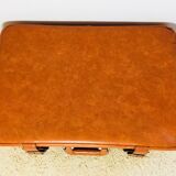 Vintage leather suitcase