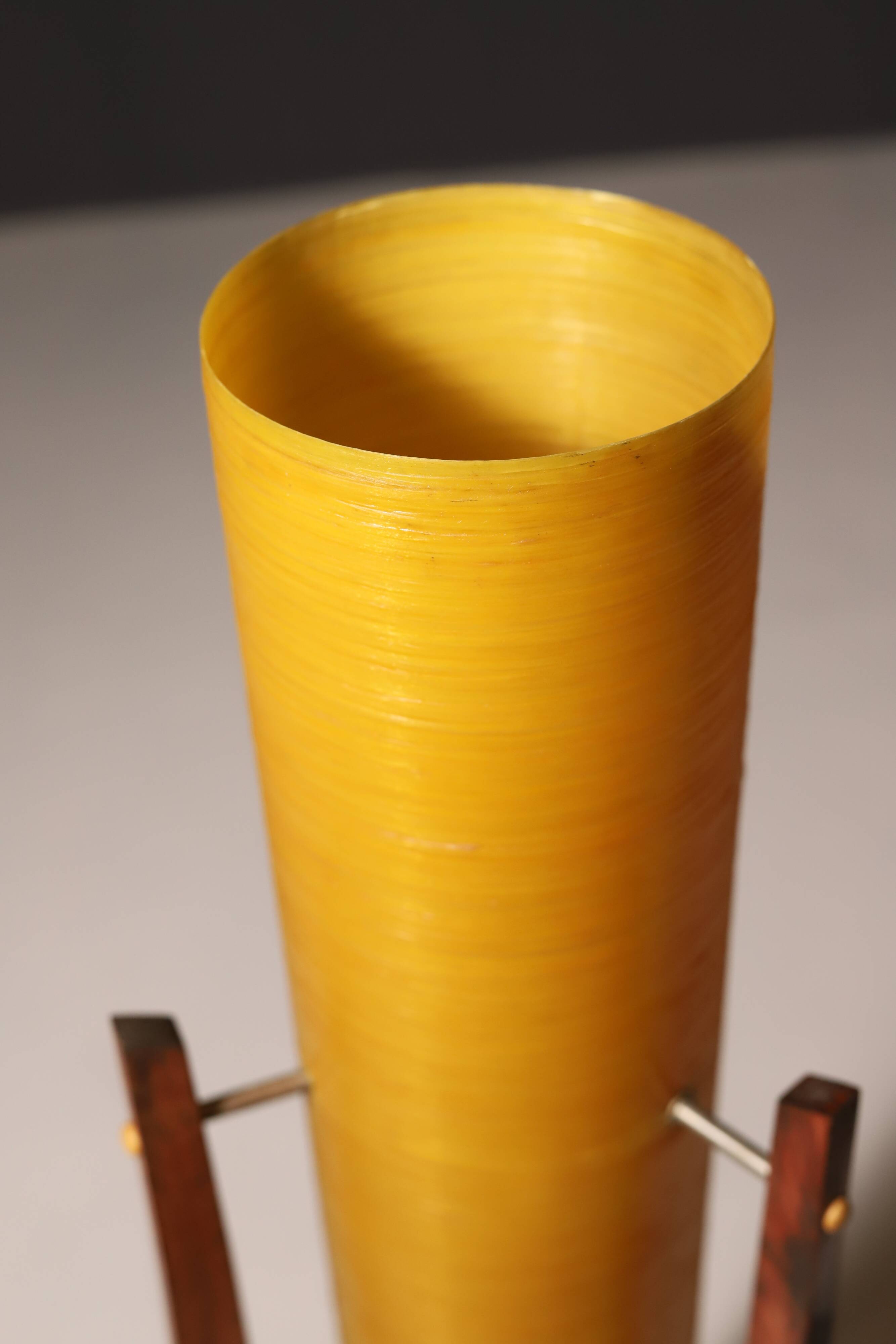 Lampadaire Rocket en fibre de verre du milieu du siècle, années 1960, Tchécoslovaquie