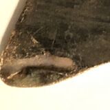 Old Decorative Golden Wood Plate