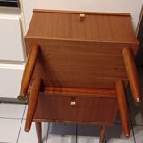 Pair of vintage Scandinavian bedside tables
