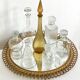 Bohemian engraved decoration Crystal decanter