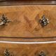 Louis XV style commode in marquetry, 20th century.