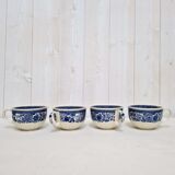 4 blue cups Villeroy & Boch