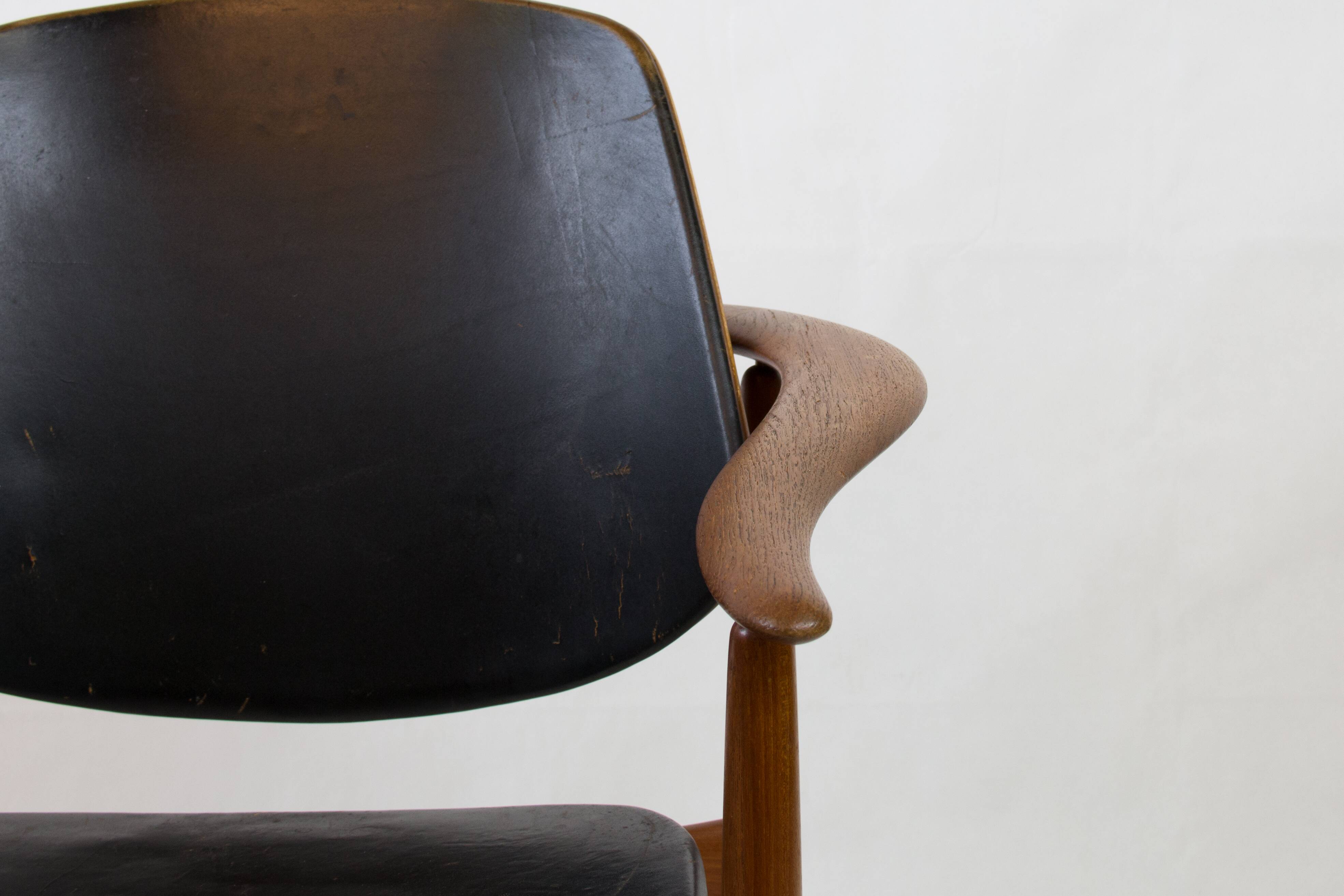 Teak armchair by Arne Hovmand Olsen 1950