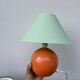 Two-tone ceramic bedside lamp 1980