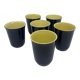 6 ceramic cups 1950