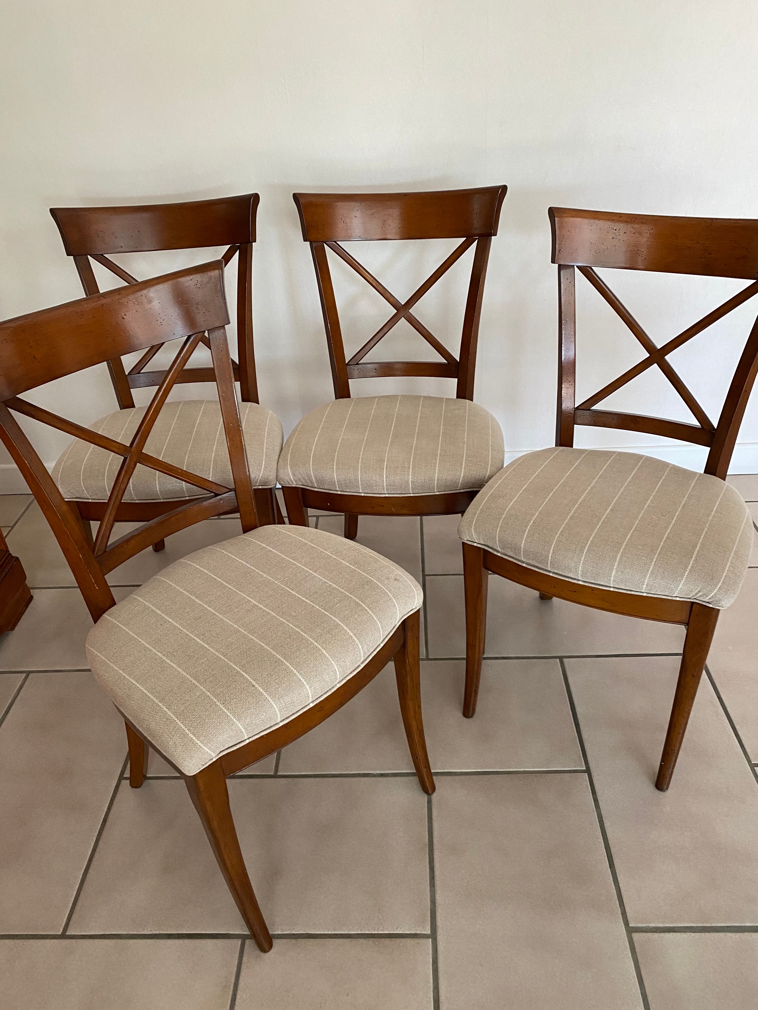 4 chaises Hauteville Roche Bobois