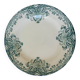 1 round vintage plate A. Lebacqz and M. Bouchart floral pattern 2106213