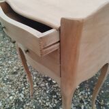 Pair of antique wooden bedside tables in Louis XV style.