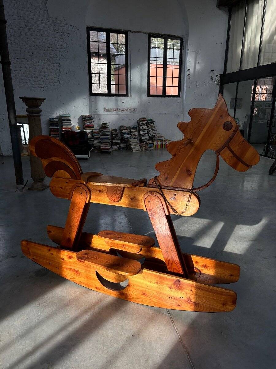 Giant rocking horse, Italy, 1970