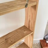 Shelf 3 vintage raw wood shelves