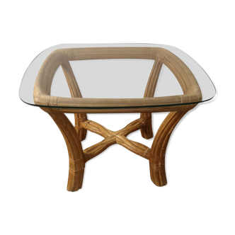 Rattan coffee table