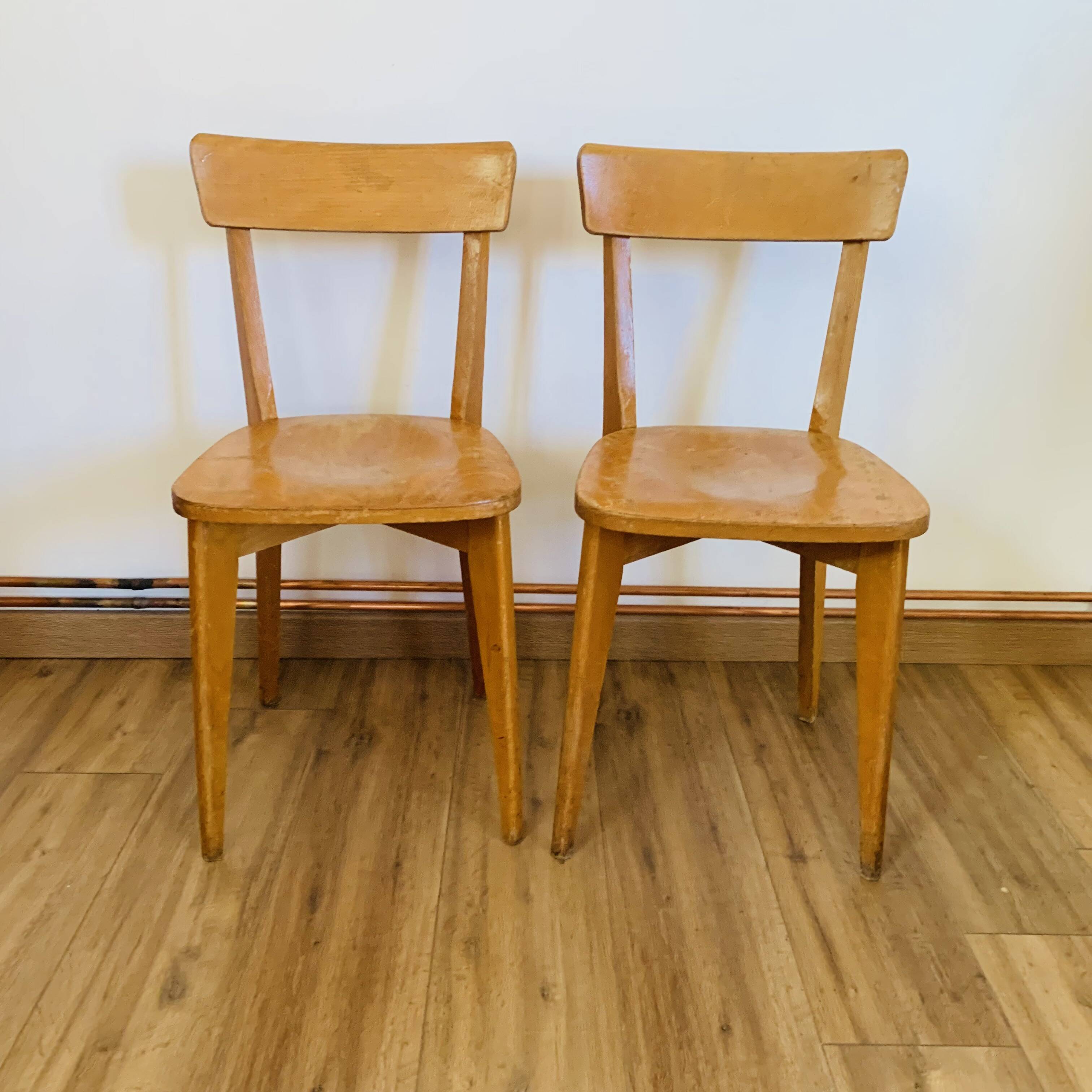 Pair of bistro chairs