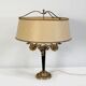 Golden brass lamp, empire style - early twentieth century