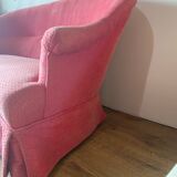 Pink toad sofa bench