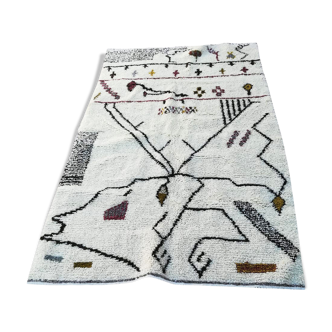 Abstract berber carpet 253 x 154cm