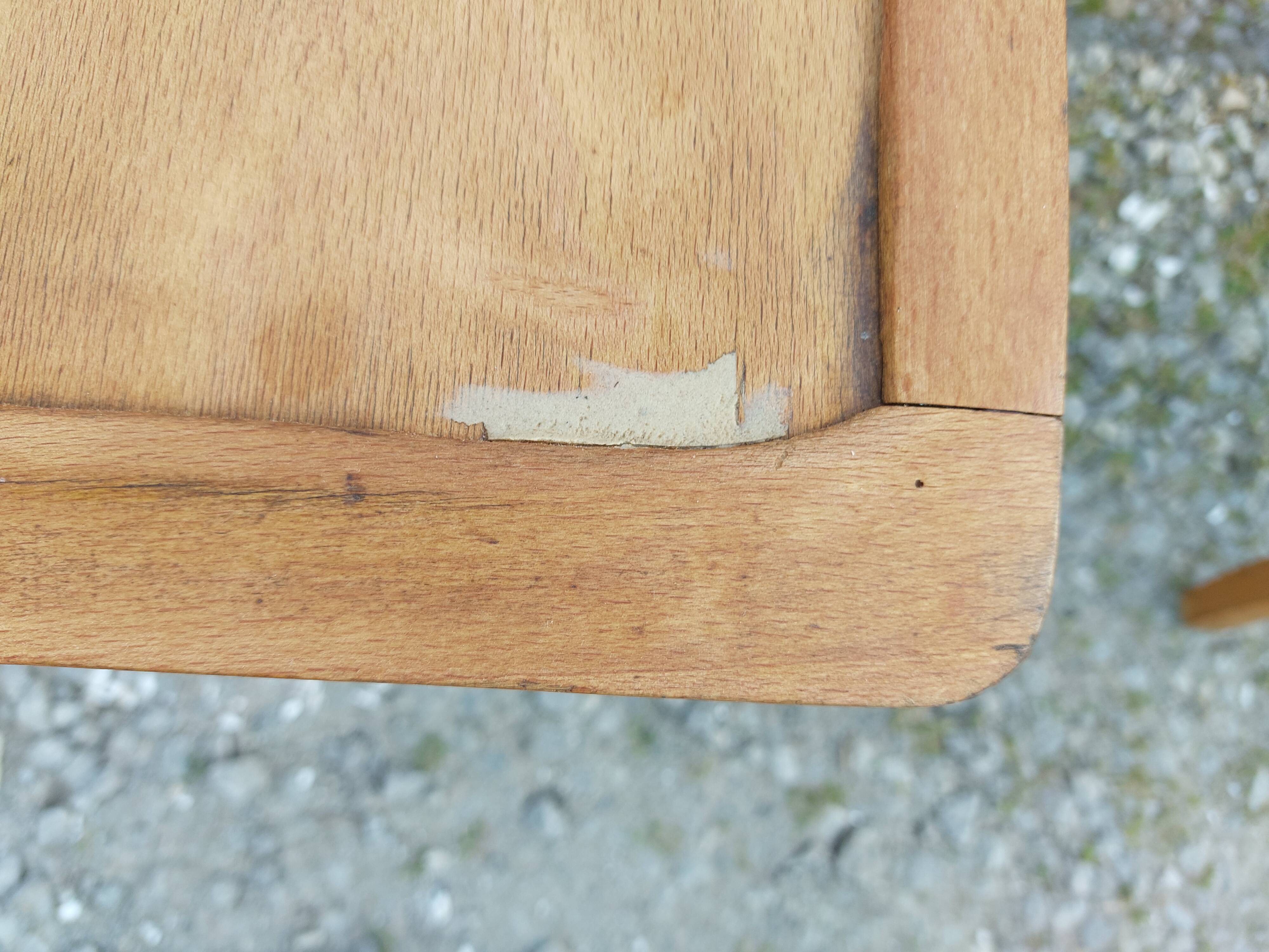 9 wooden bistro chairs, Luterma style