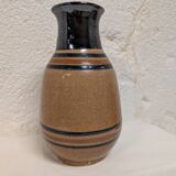 Vintage glazed stoneware vase