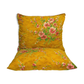 Set de 2 coussins vintage fleuris