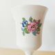 Vase porcelaine Aynsley décor oiseau et fleurs
