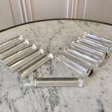 Set of 11 50s crystal knife holders