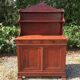 Vintage Parisian buffet in pitchpin with its top St Hubert.