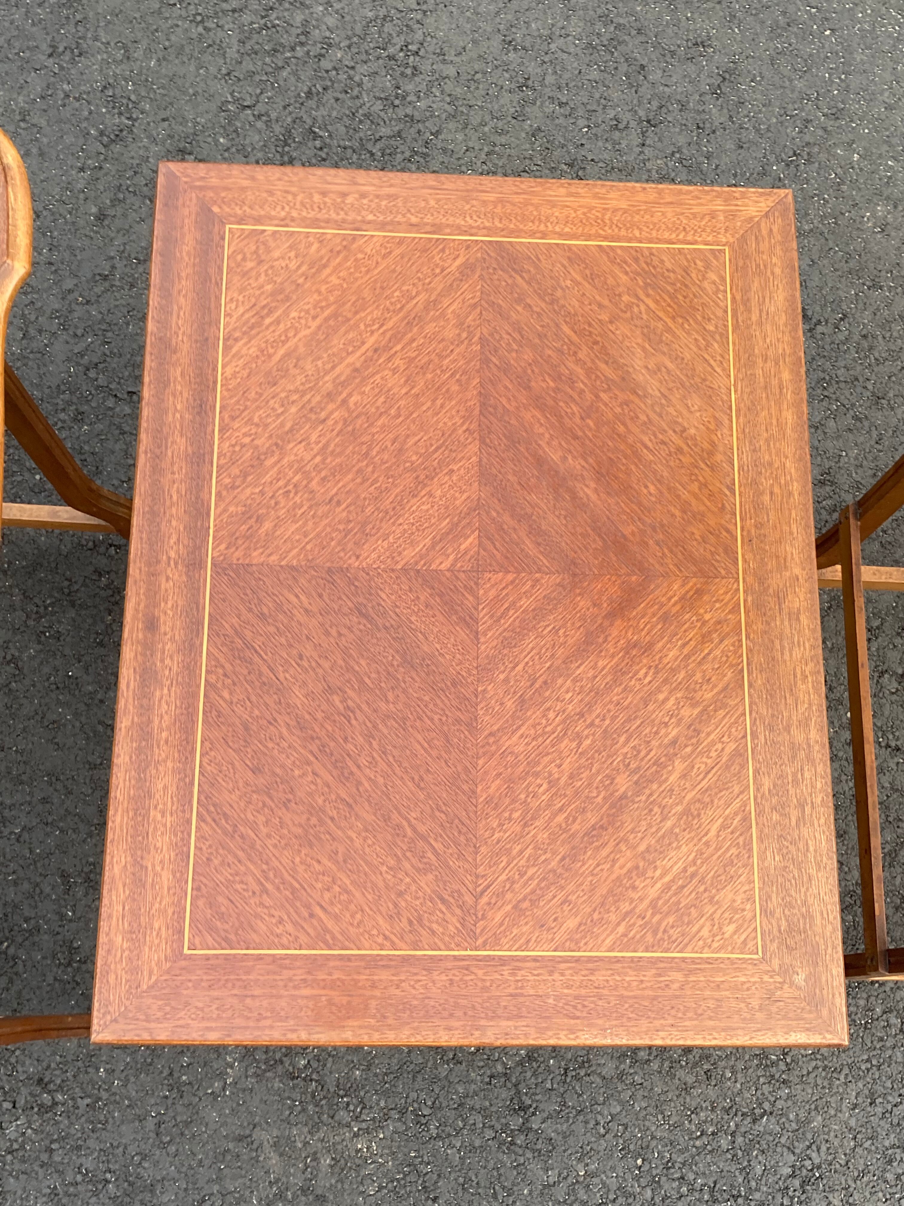 Tables gigogne art déco d’époque 1930 en marqueterie