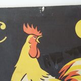 The rooster, reading image