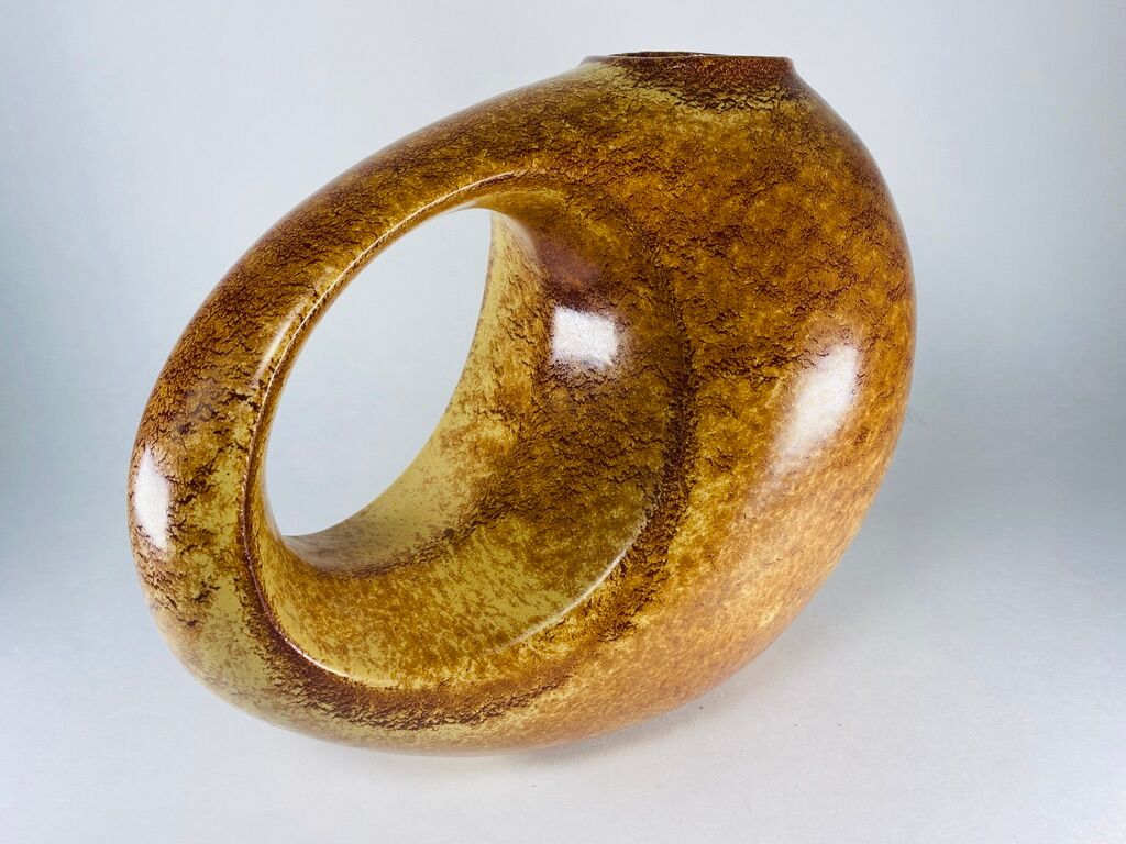 Vase by Roberto Rigon for Bertoncello Ceramiche, Italy, 1960s