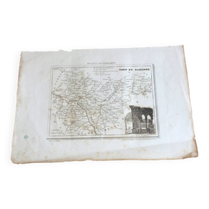 Carte gravure Tarn et
