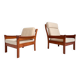 Set of men's and women's armchairs by Dyrlund (2 chairs), 1960s