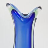 Vintage Murano glass vase Sommerso 1960
