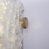 Paire d’appliques cristal & laiton 1970’s