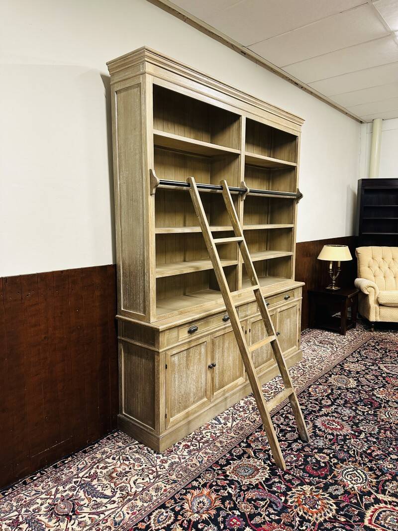 Country Pale Oak Look Bookcase
